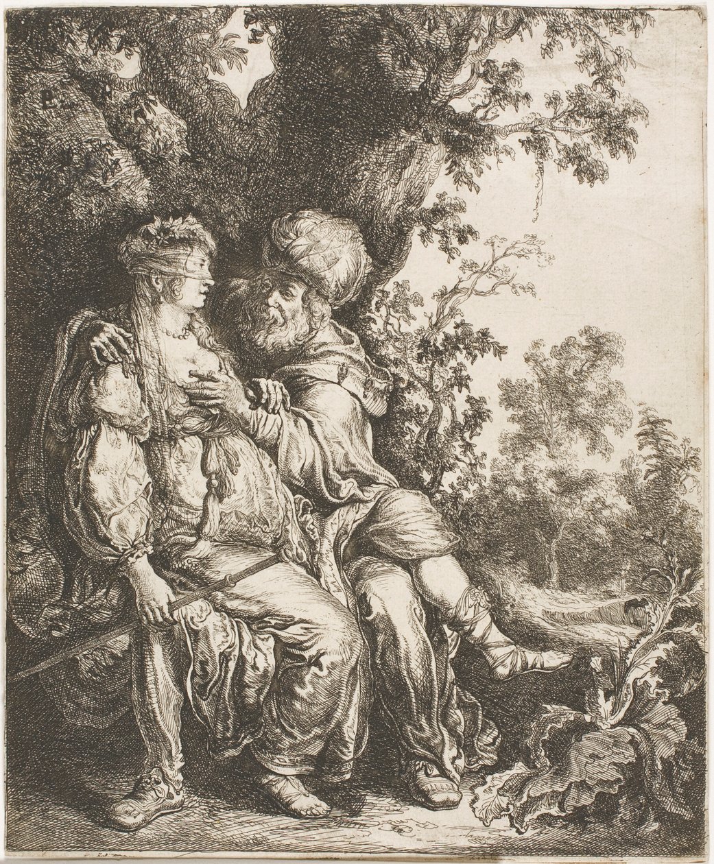 Juda och Thamar av Pieter Lastman