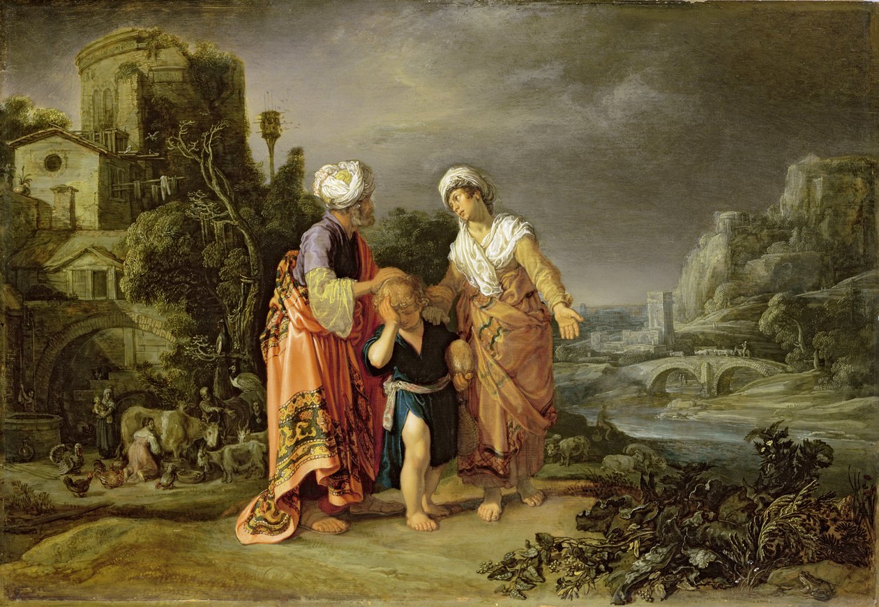 Utvisningen av Hagar, 1612 av Pieter Lastman