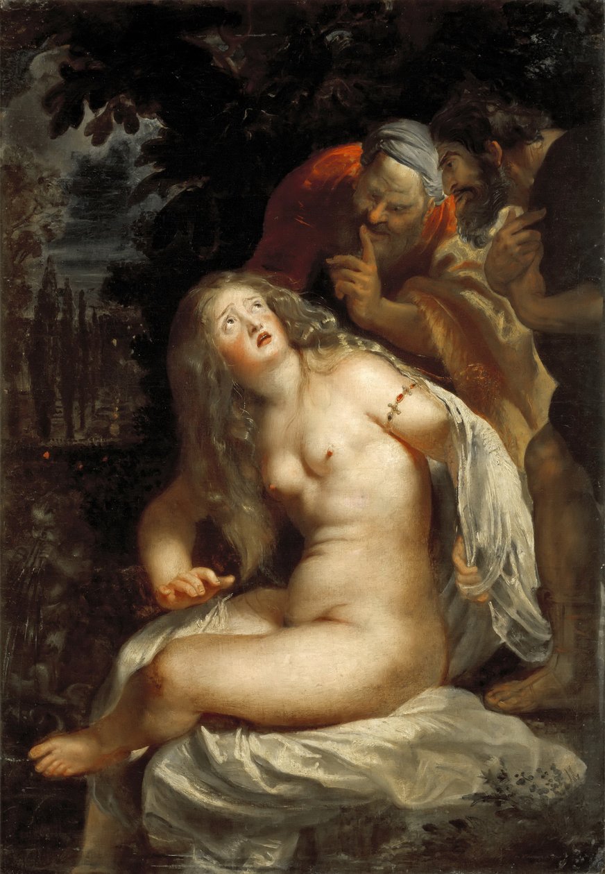 Susannah och de äldre, 1607-1608. av Peter Paul Rubens