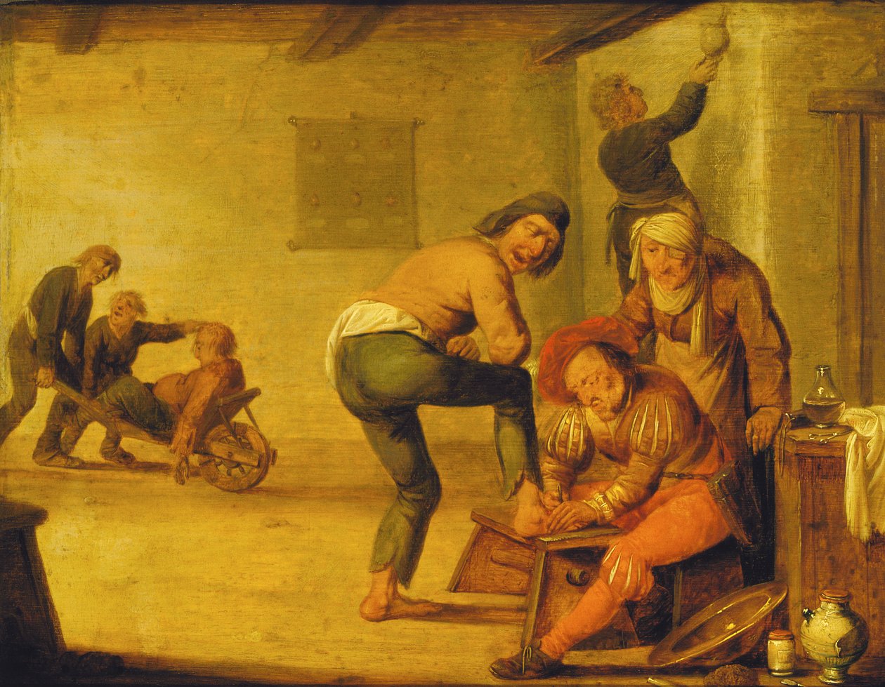 Bykirurgen, 1633. av Pieter Quast