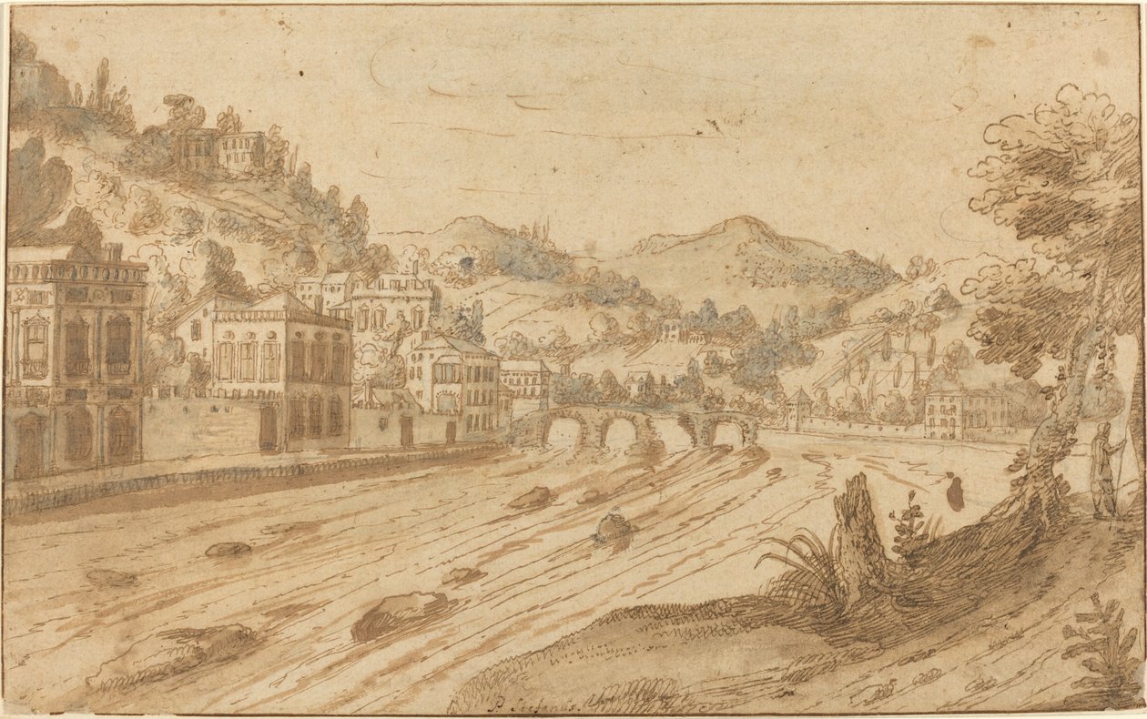 flod vy av Pieter Stevens