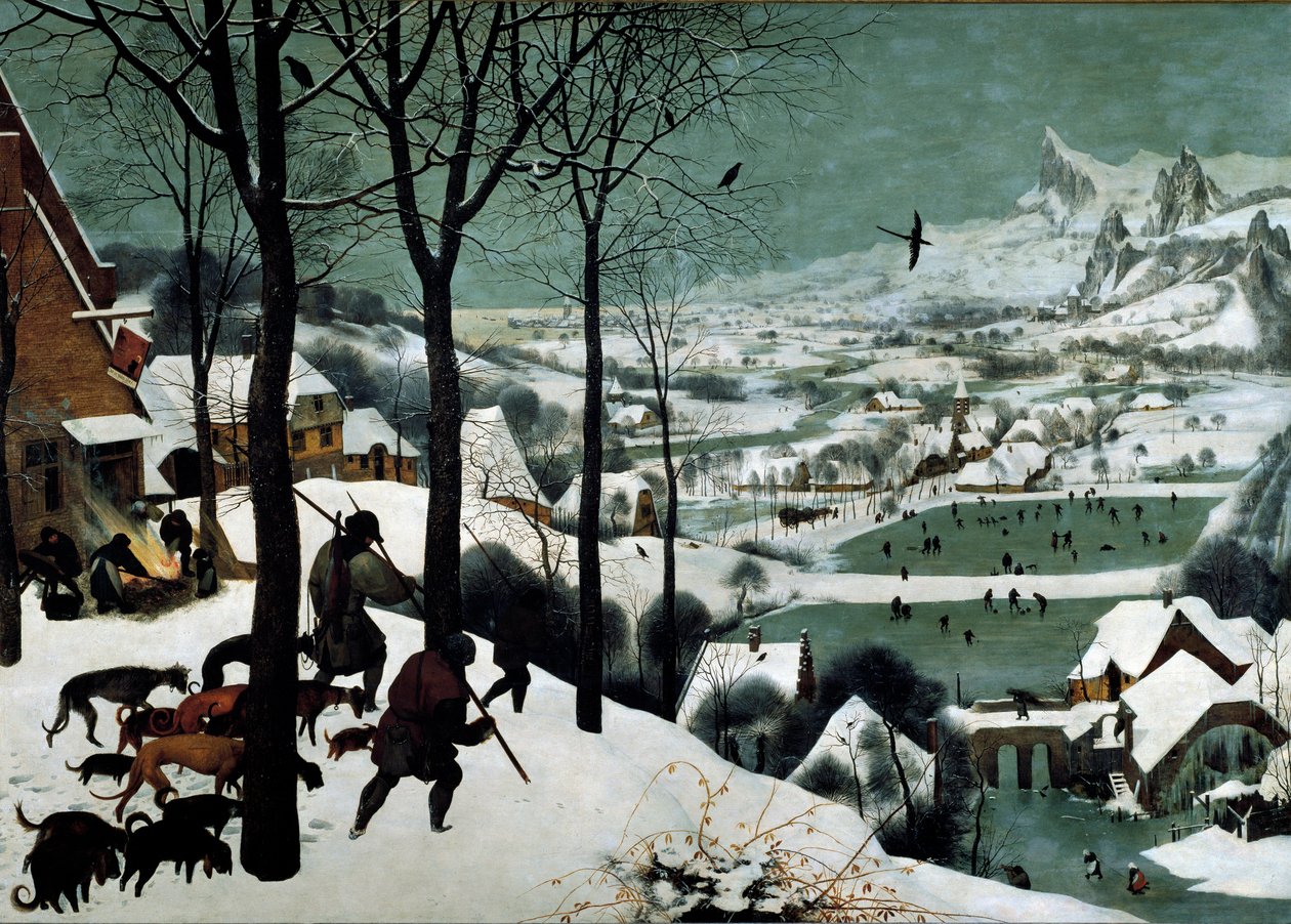 Jägare i snön (vinter) av Pieter The Elder Brueghel