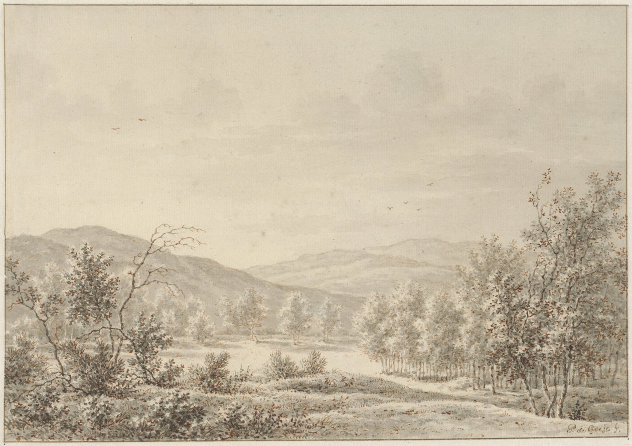 kuperat landskap av Pieter de Goeje