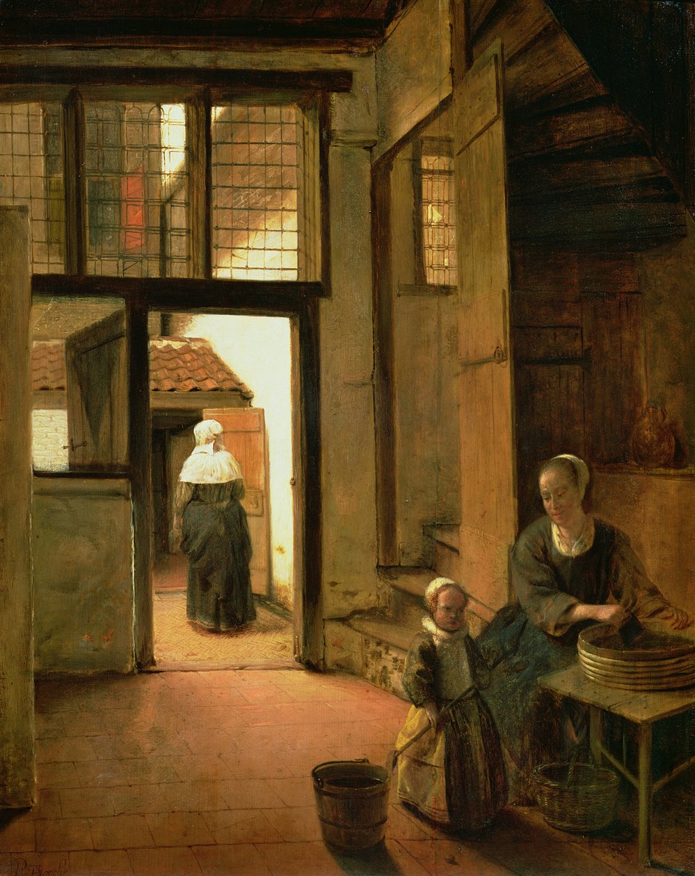 Interiör av ett holländskt hus av Pieter de Hooch