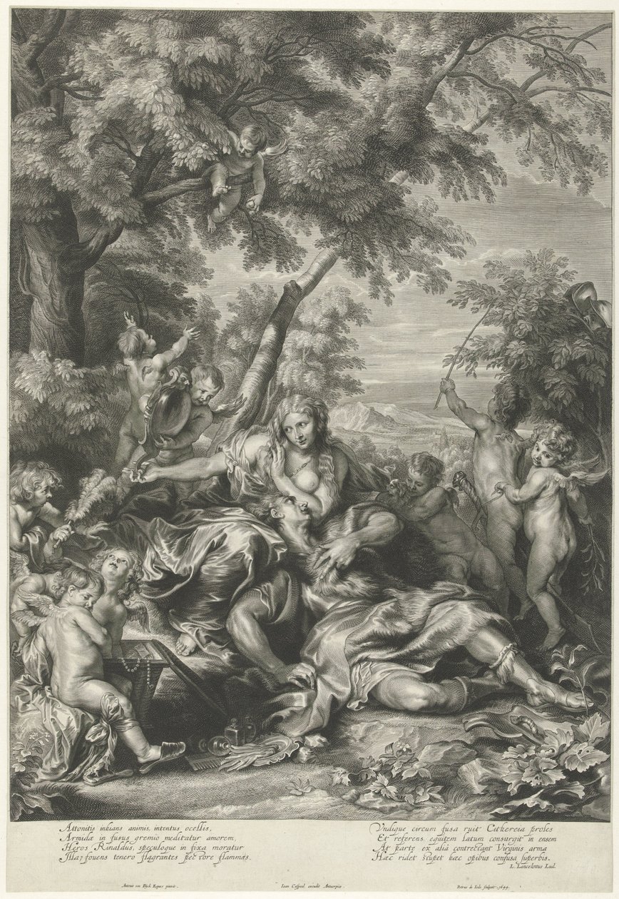 Rinaldo i Armida av Pieter de Jode (II)