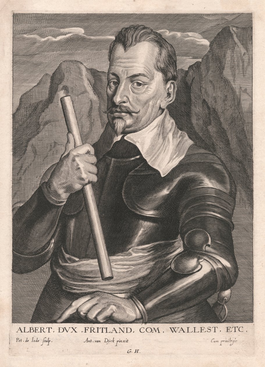 Albert, hertig av Fritland. Com. Wallace, etc. av Pieter de Jode