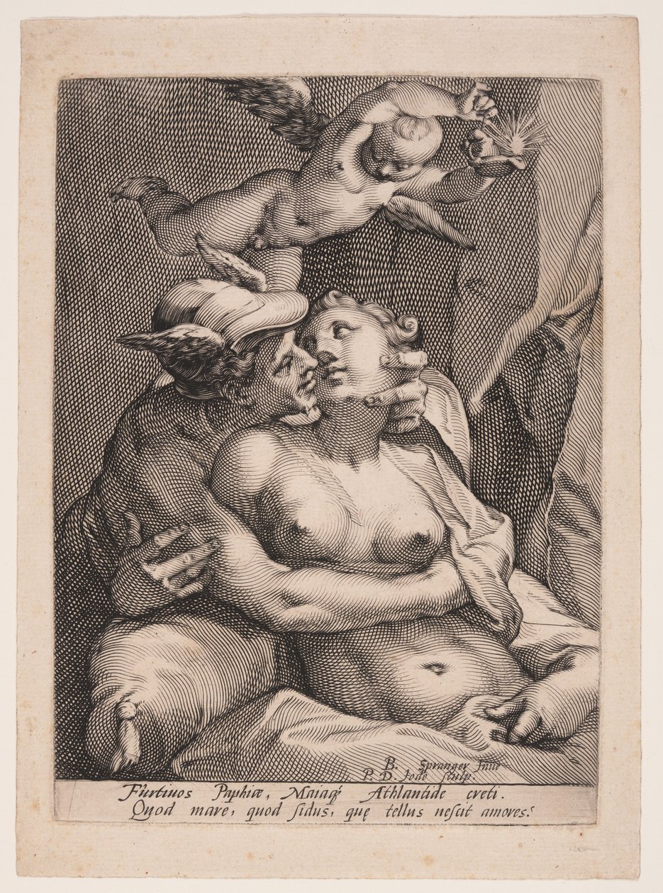 Merkurius, Venus och Amor av Pieter de Jode I