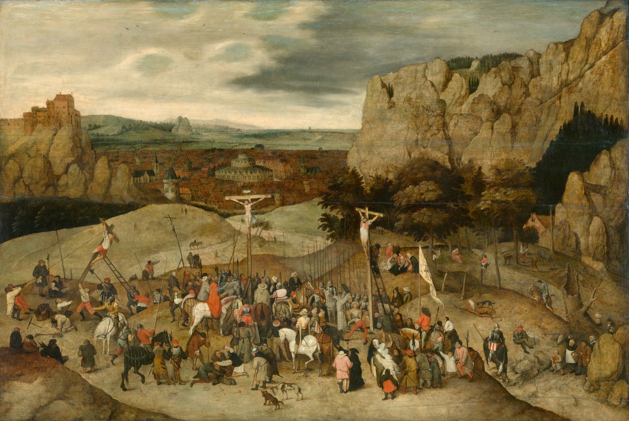 Calvary (olja) av Pieter the Younger Brueghel