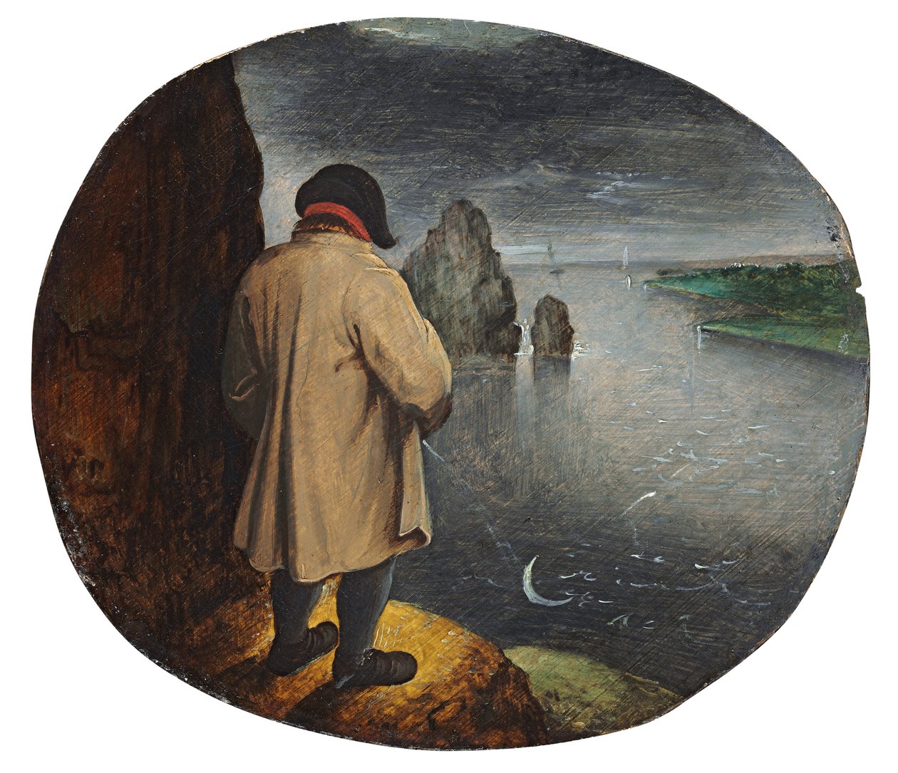 Pissar på månen av Pieter Brueghel the Younger