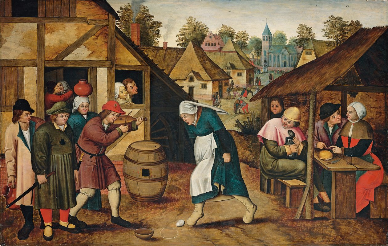 Äggdansen av Pieter Brueghel the Younger