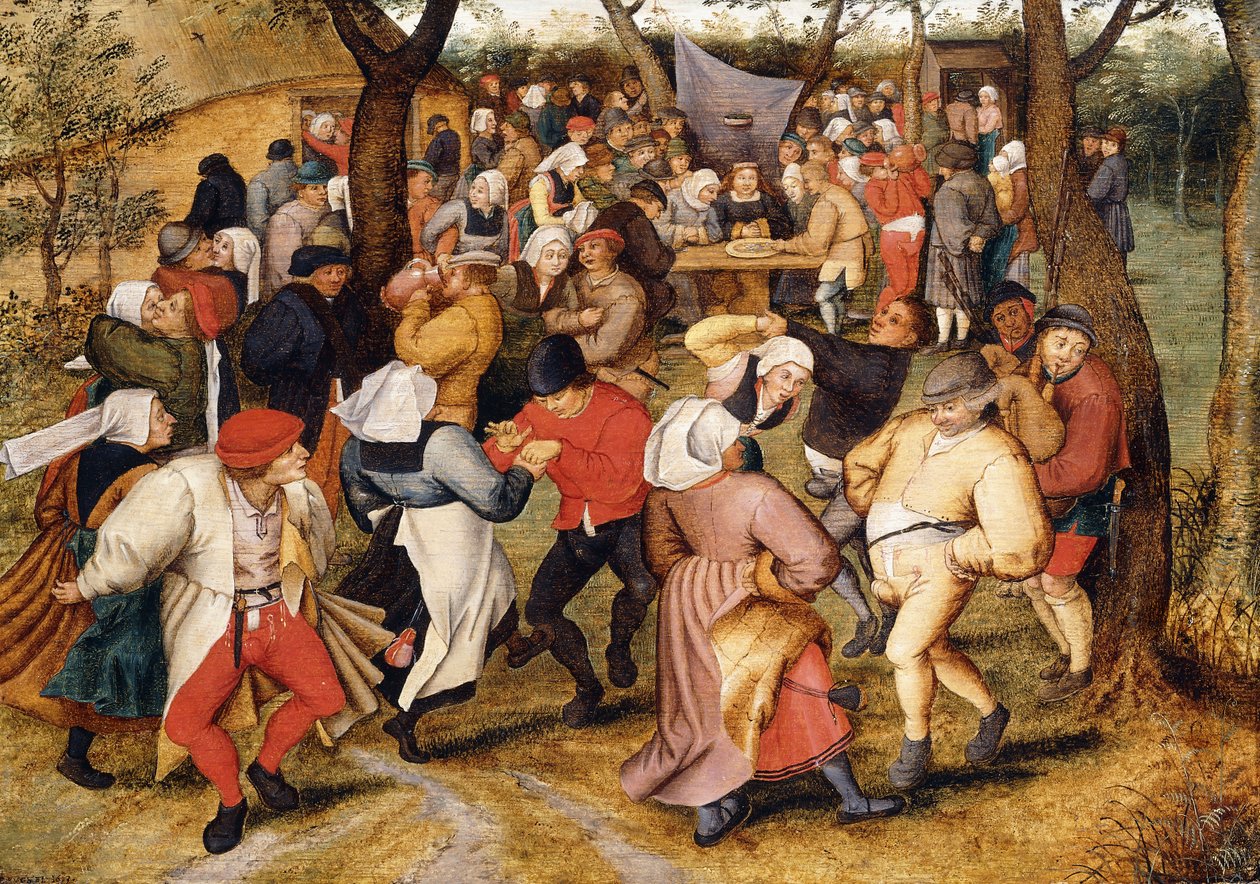 Bröllopsdansen, av Pieter Brueghel the Younger