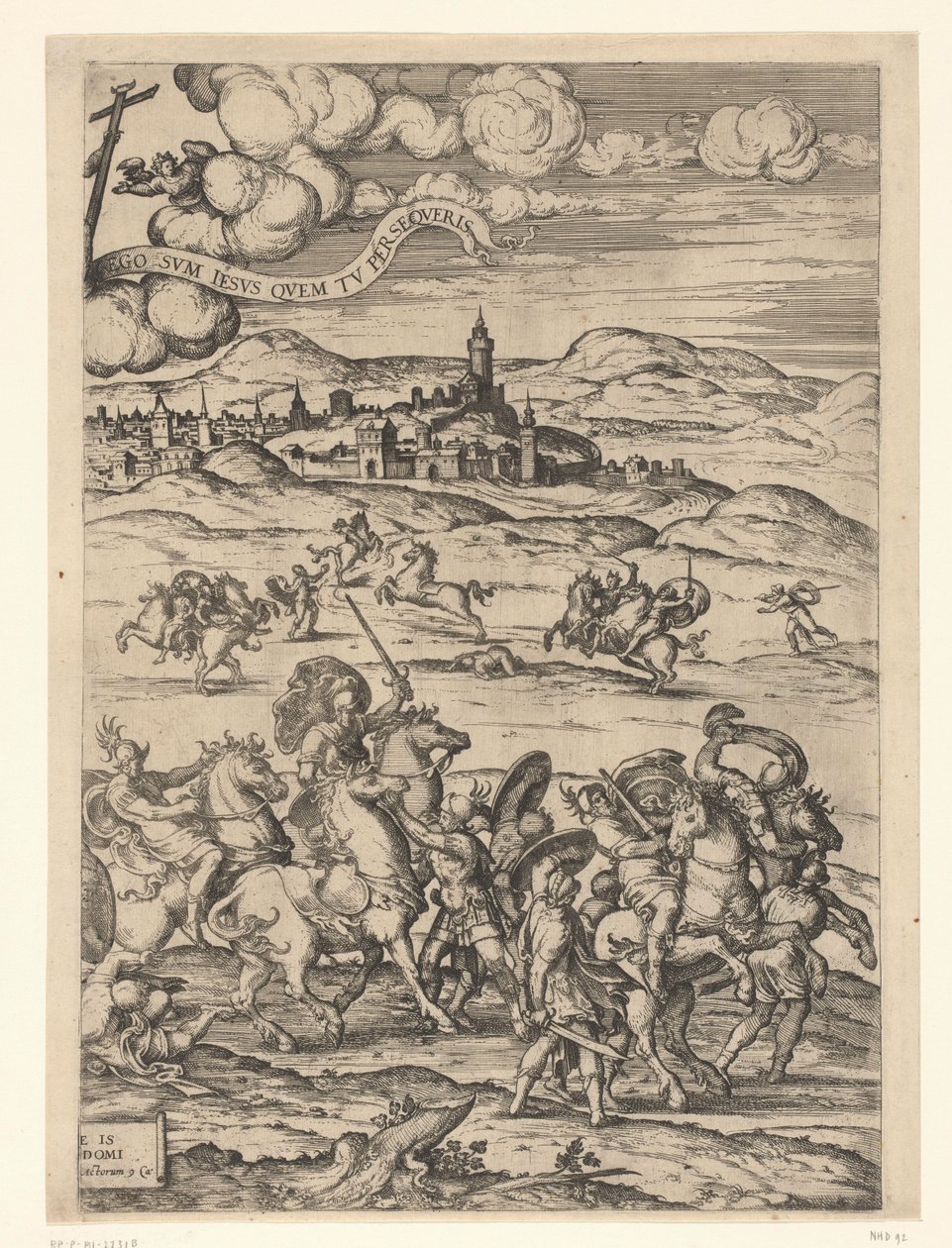 Paulus omvändelse av Pieter van der Borcht (I)