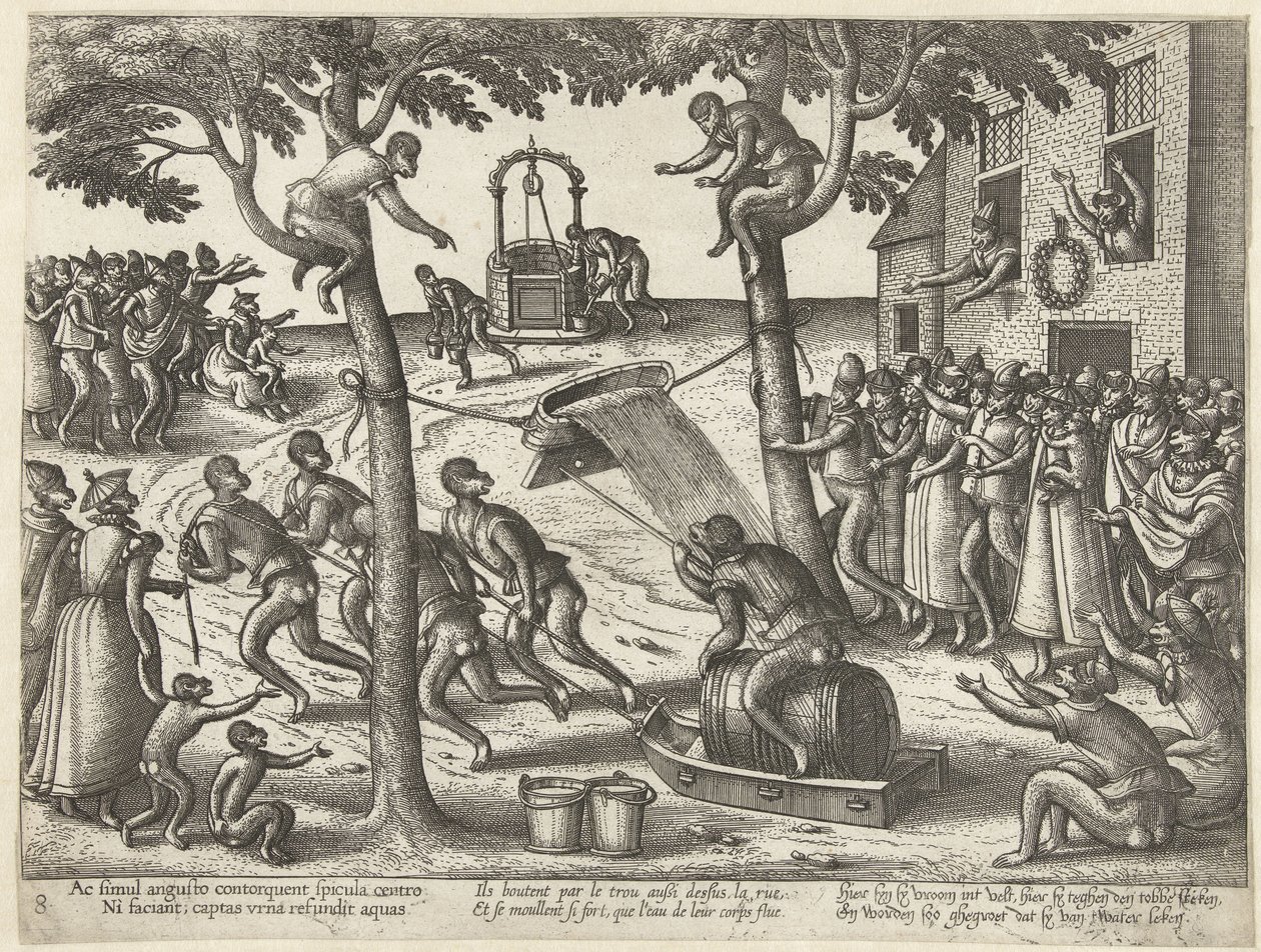 Tobbespel Apenspel (serietitel) av Pieter van der Borcht (I)
