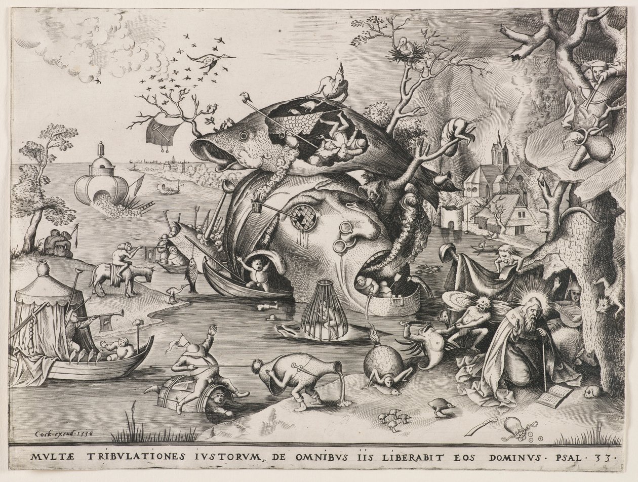 Frestelsen av Sankt Antonius av Pieter van der Heyden