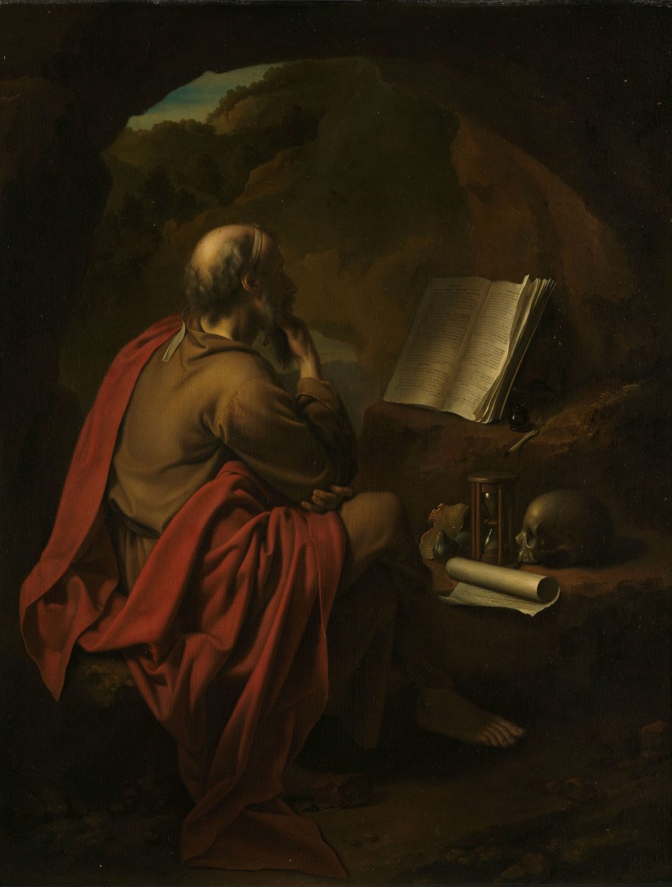 St Jerome av Pieter van der Werff
