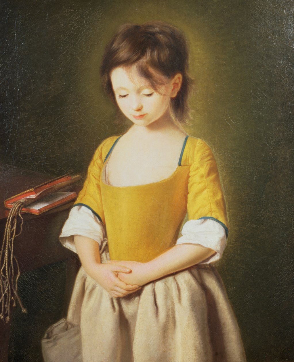 Porträtt av en ung flicka, La Penitente av Pietro Antonio Rotari
