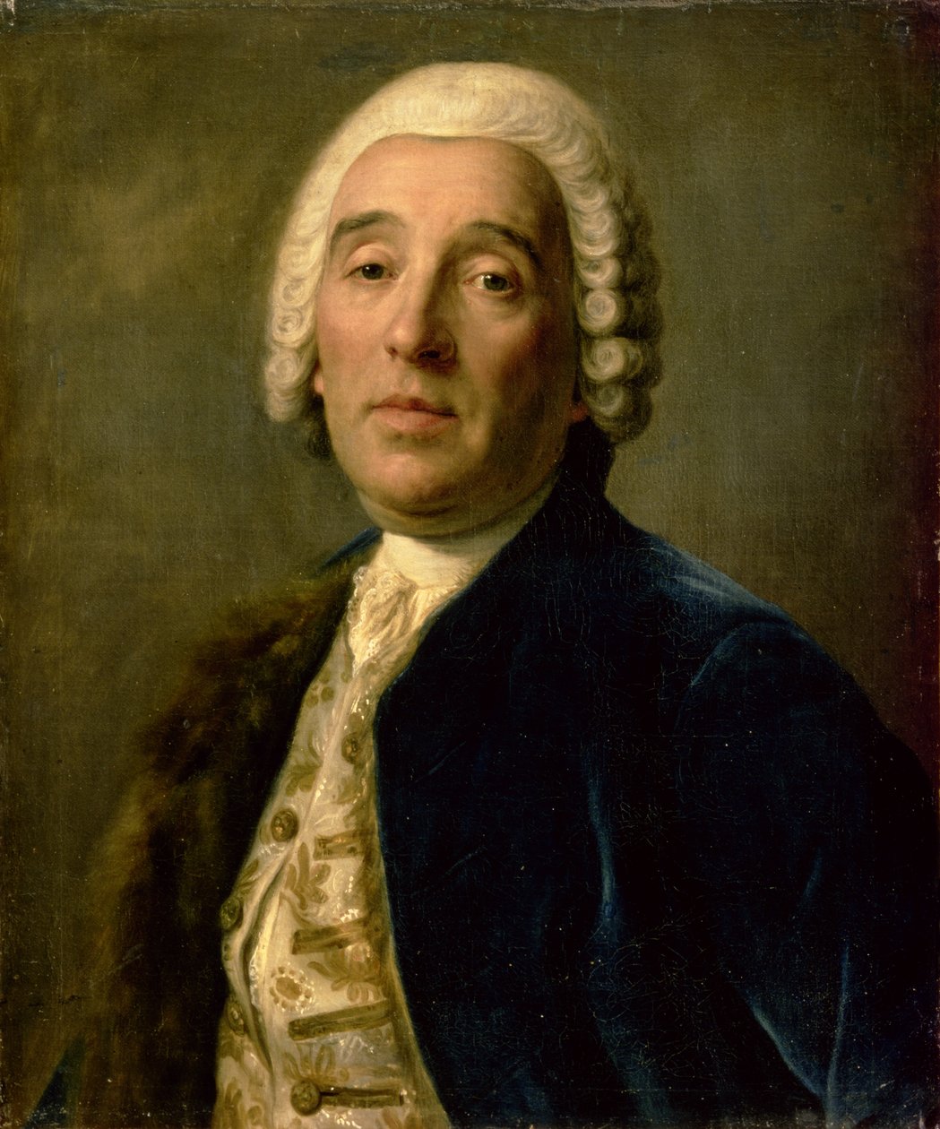 Porträtt av arkitekten Bartolomeo Francesco Rastrelli (1700-71) av Pietro Antonio Rotari