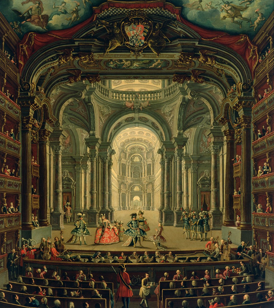 Teatro Reale i Turin av Pietro Domenico Oliviero