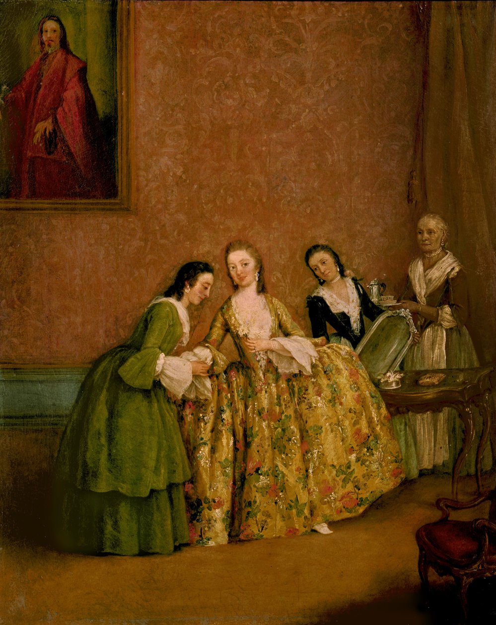 Lady Dressing, eller Lady at her Toilet av Pietro Longhi