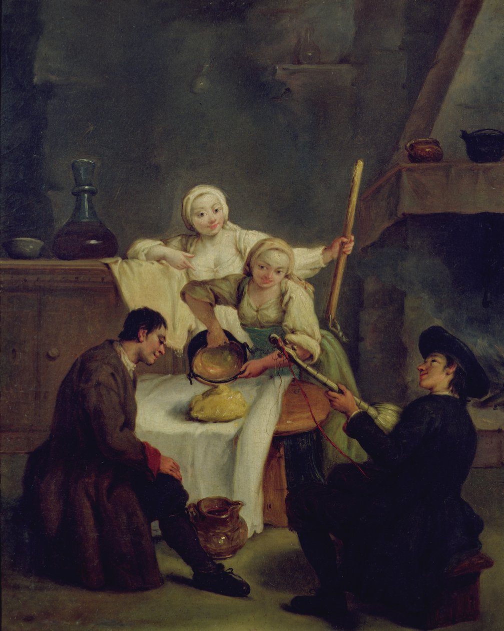 Förbereder Polenta av Pietro Longhi