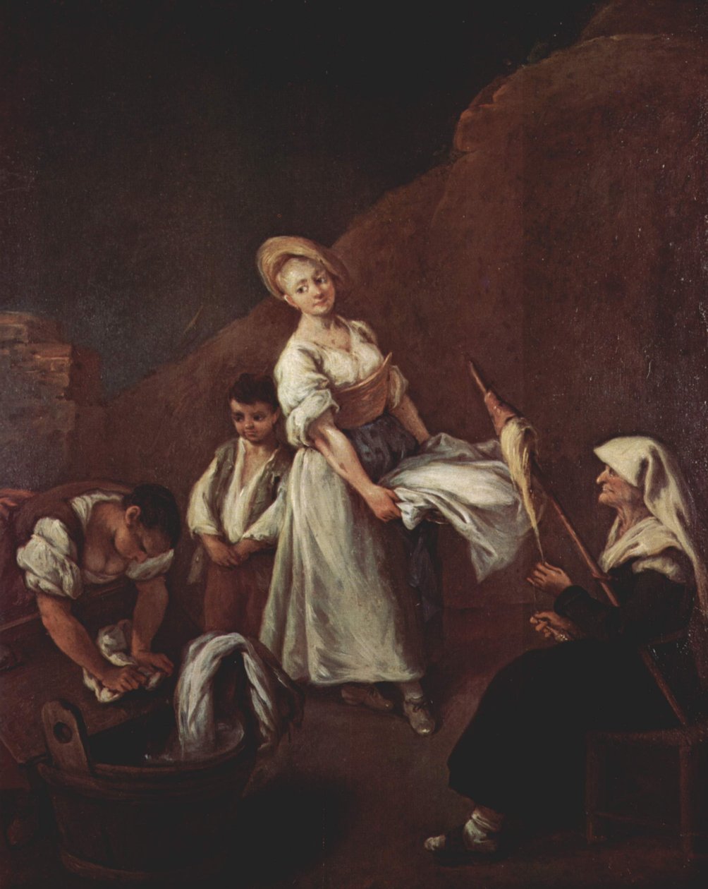 Tvättkvinnorna av Pietro Longhi