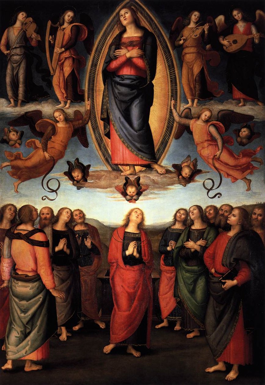 Assumption of Mary av Pietro Perugino