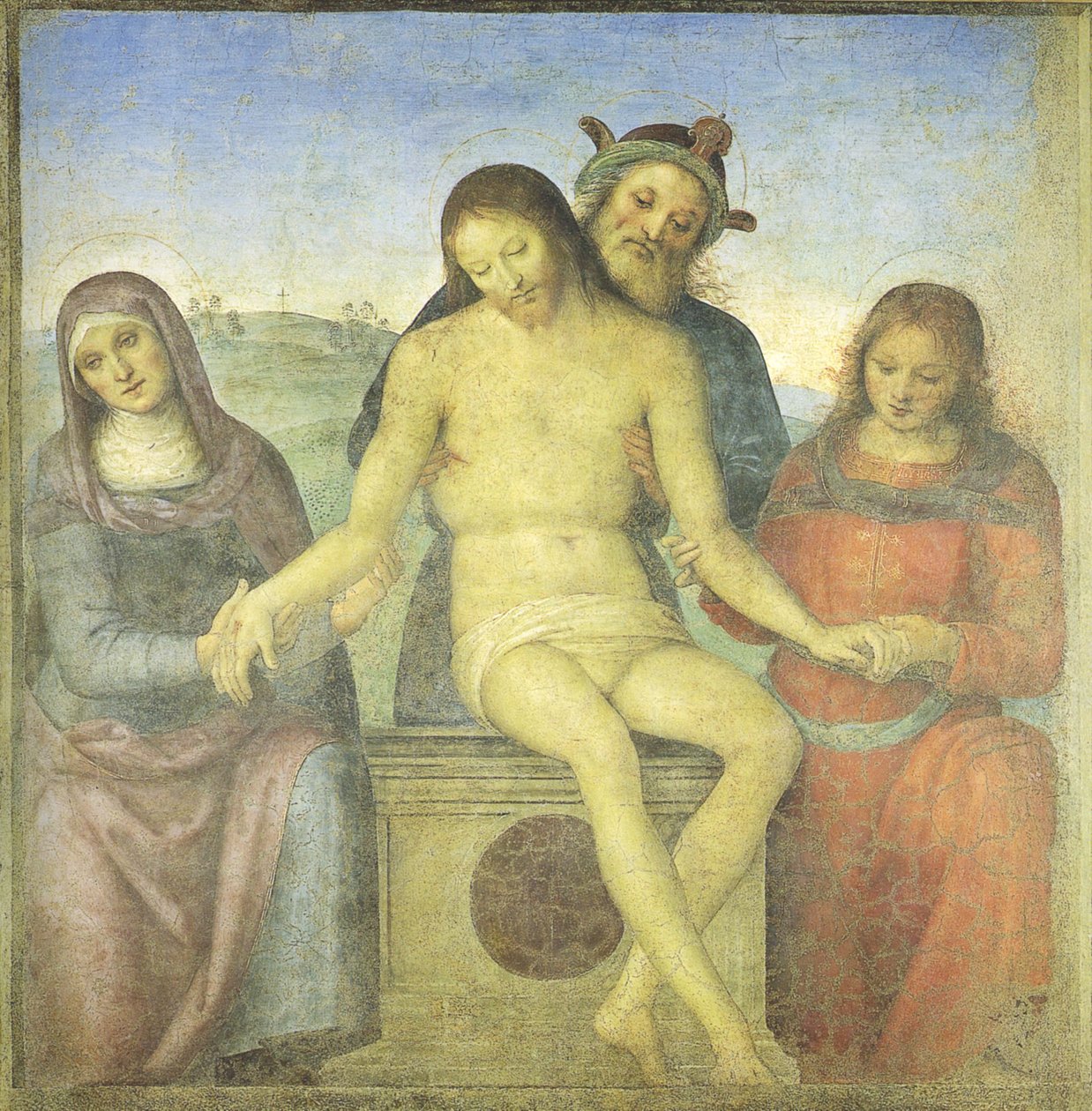 Cristo in Pietà av Pietro Perugino