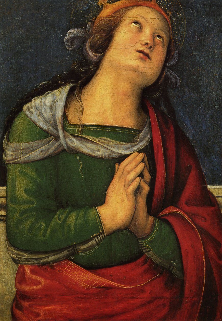 Polyptych av San Pietro (Santa Flavia) av Pietro Perugino