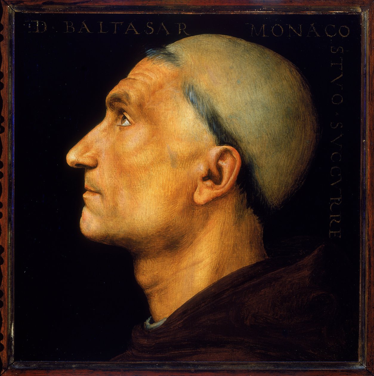 Portræt af Baldassare, Vallombrosano-munkeloven av Pietro Perugino