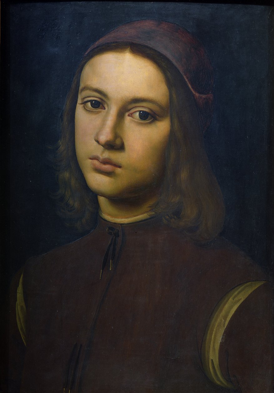 Porträtt av en ung man, 1495 av Pietro Perugino