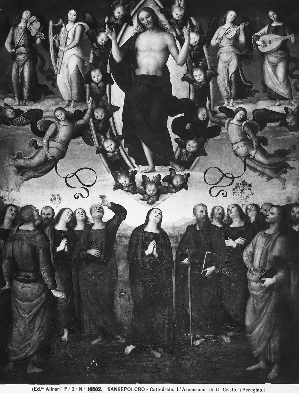 Kristi himmelsfärd av Pietro Perugino