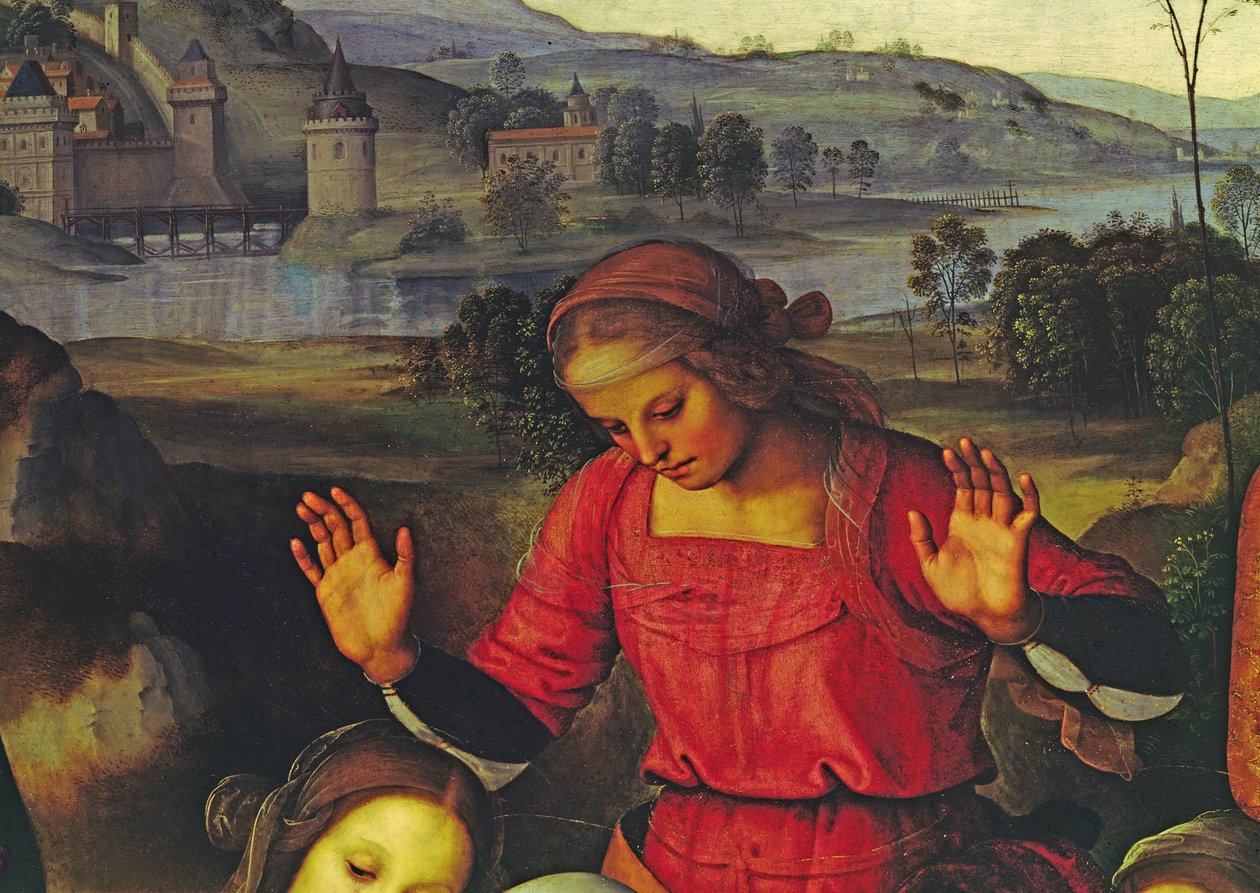 Kristi klagan, 1495 av Pietro Perugino