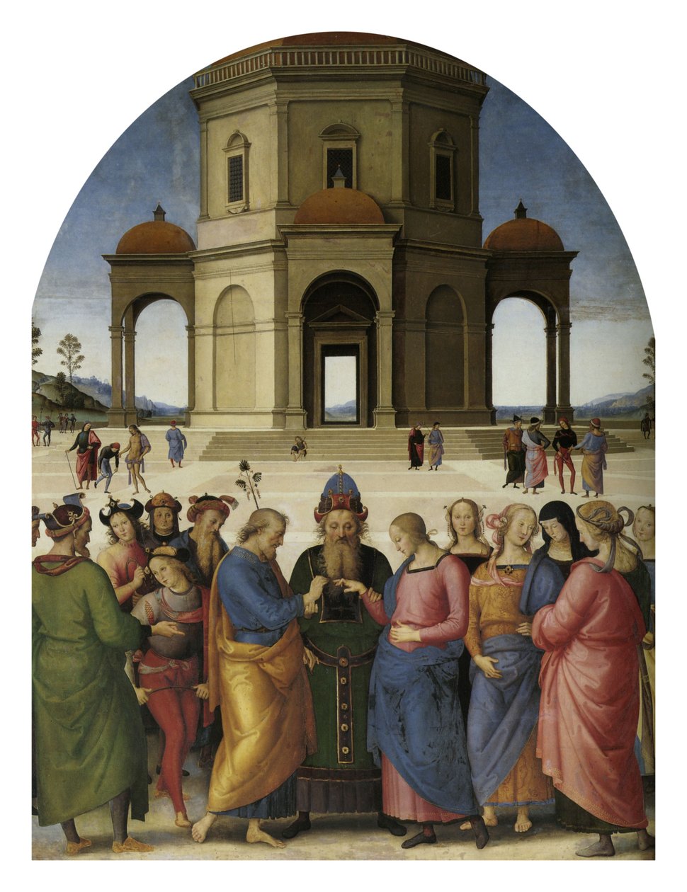 Jungfruens äktenskap av Pietro Perugino