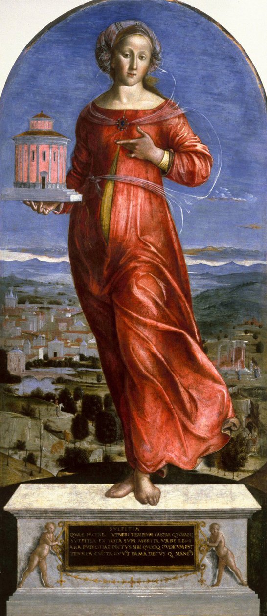 Sulpicia, c.1493-5 av Pietro di Francesco degli Orioli