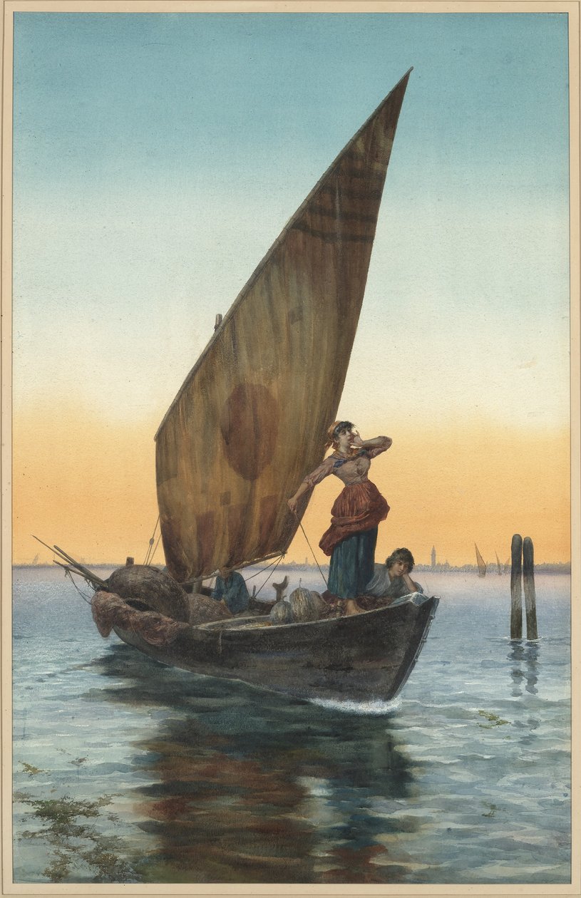 Canal Grande, Venedig av Pietro Gabrini