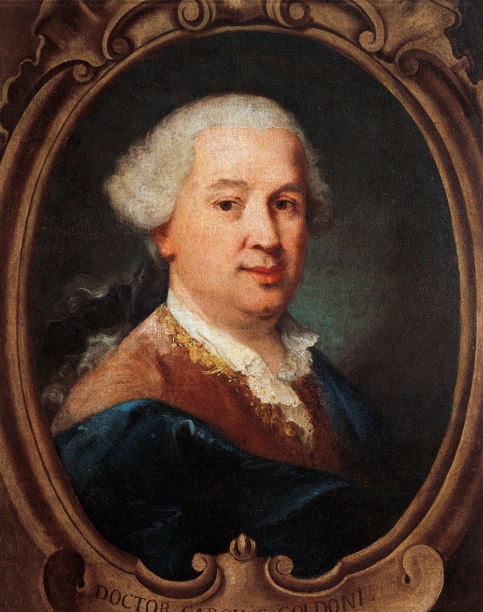 Porträtt av Carlo Goldoni (Venedig av Pietro Longhi