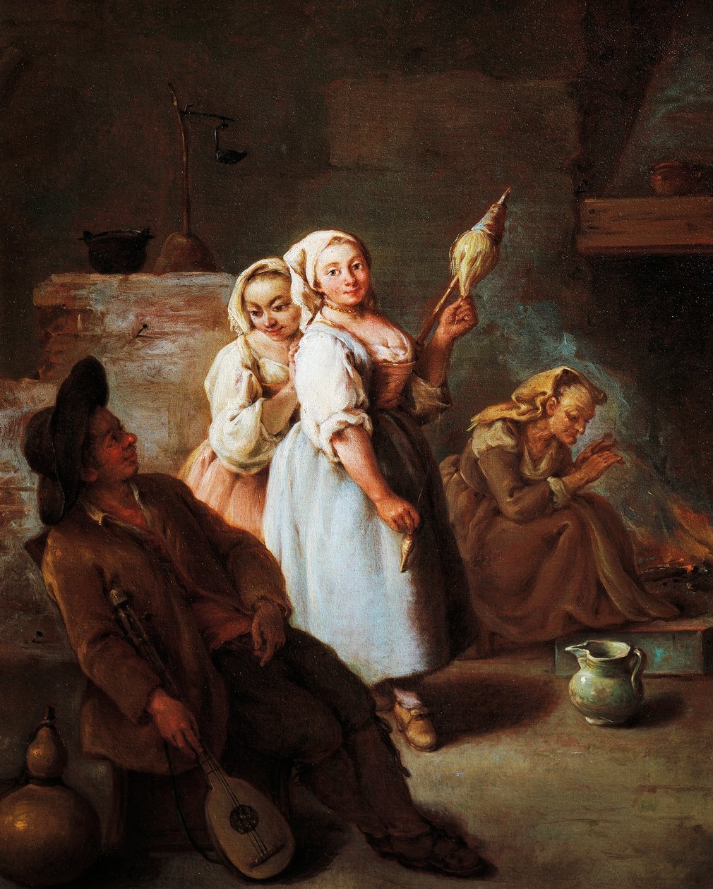 Spinnare av Pietro Longhi