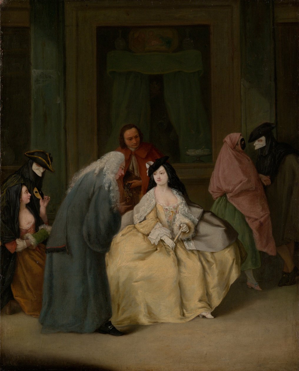 Mötet, ca 1746 (olja på duk) av Pietro Longhi