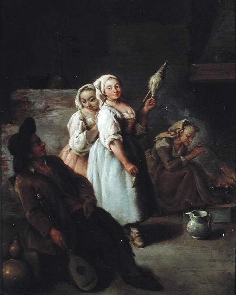 Spinnaren av Pietro Longhi