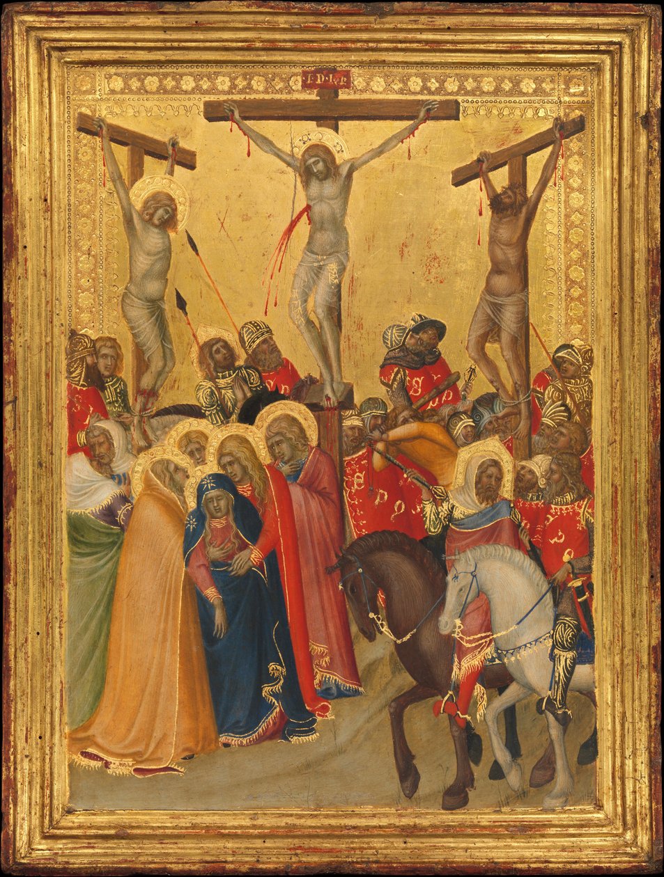Korsfästelsen, 1340-talet. av Pietro Lorenzetti