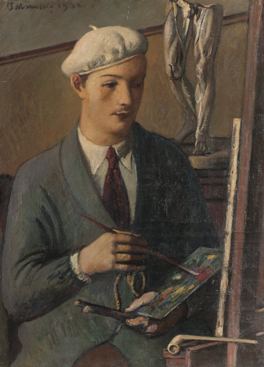 Porträtt av en ung målare, 1932 av Pietro Marussig