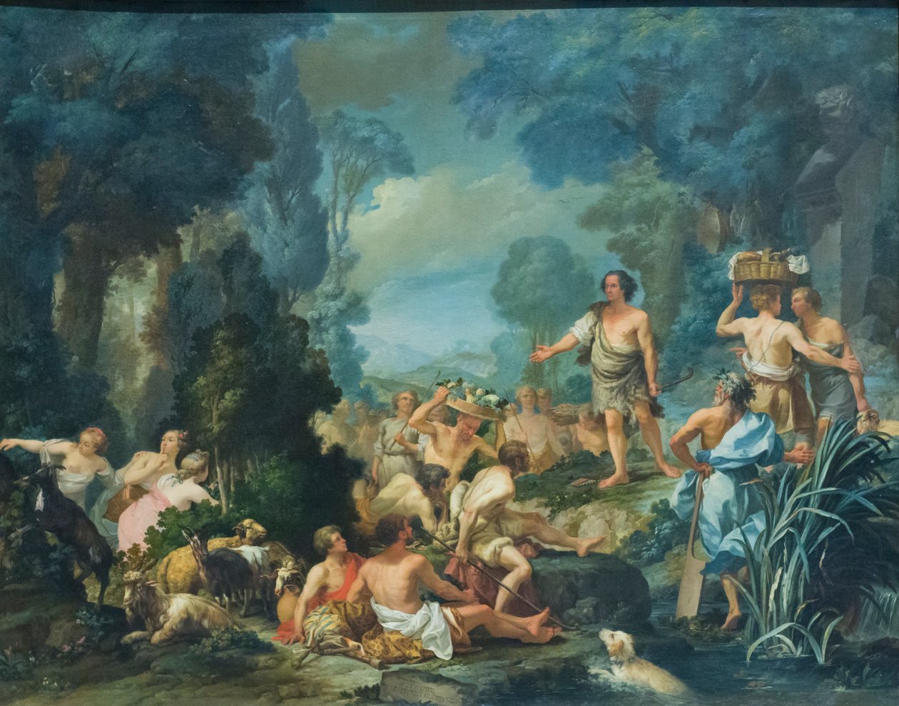 Frugoni i Arcadia av Pietro Melchiorre Ferrari