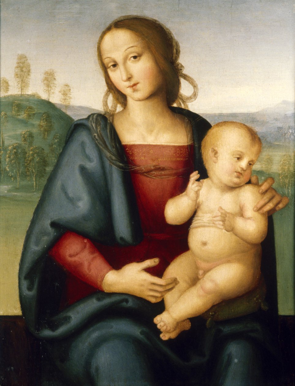 Madonna och barn, ca 1520 av Pietro Perugino