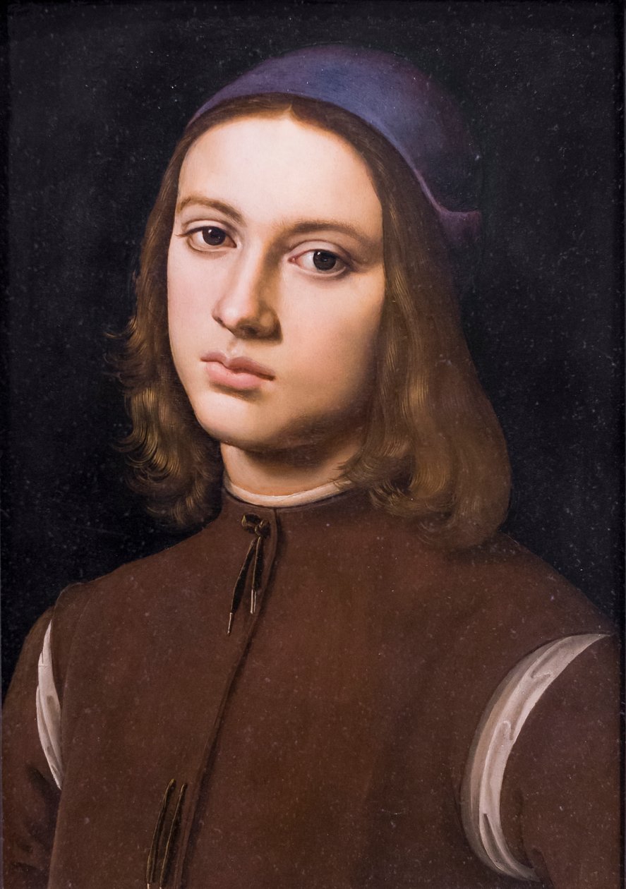 Porträtt av en ung man av Pietro Perugino