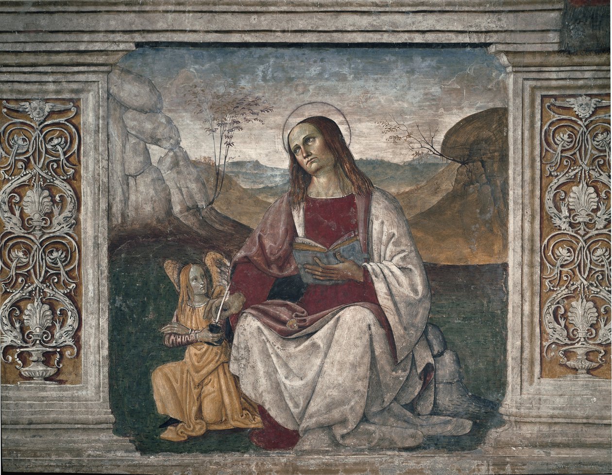Sankt Matteus evangelisten (fresko av Pietro Perugino
