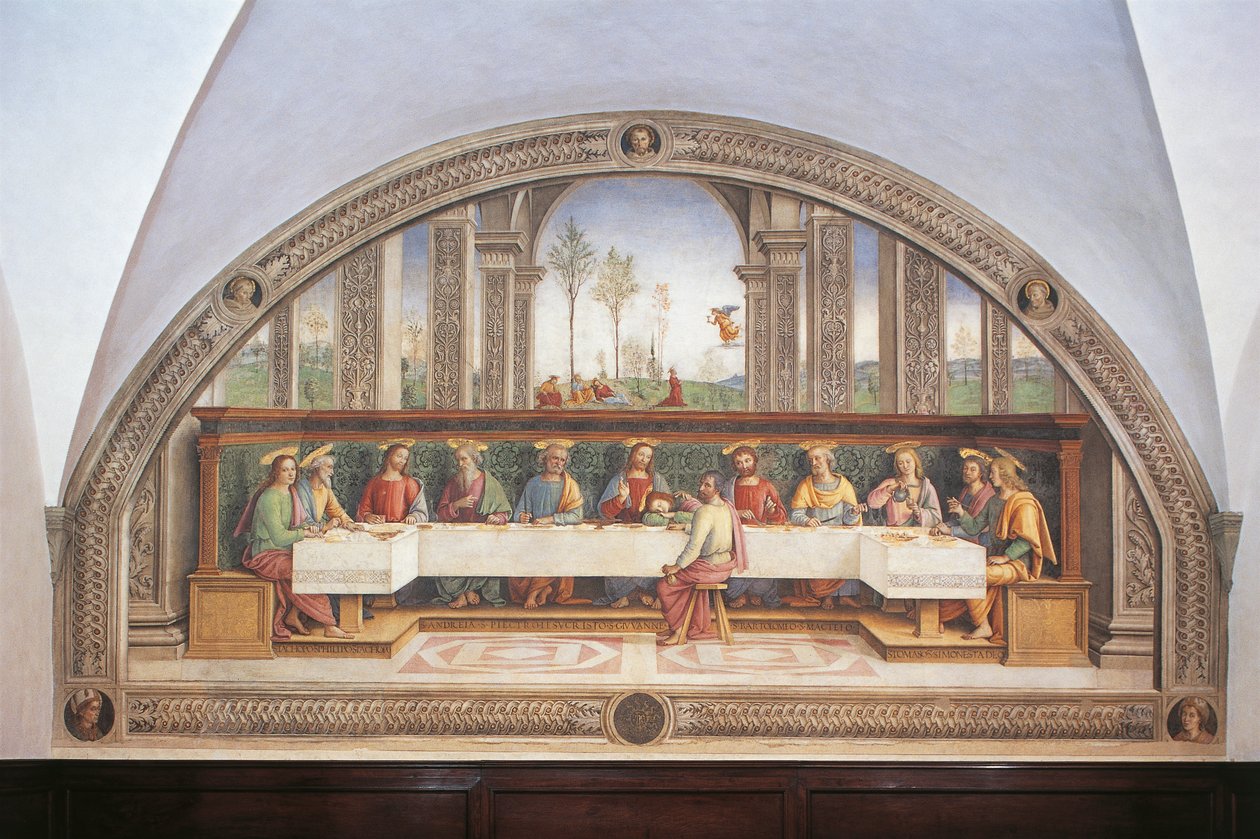 Sista måltiden av Pietro Perugino