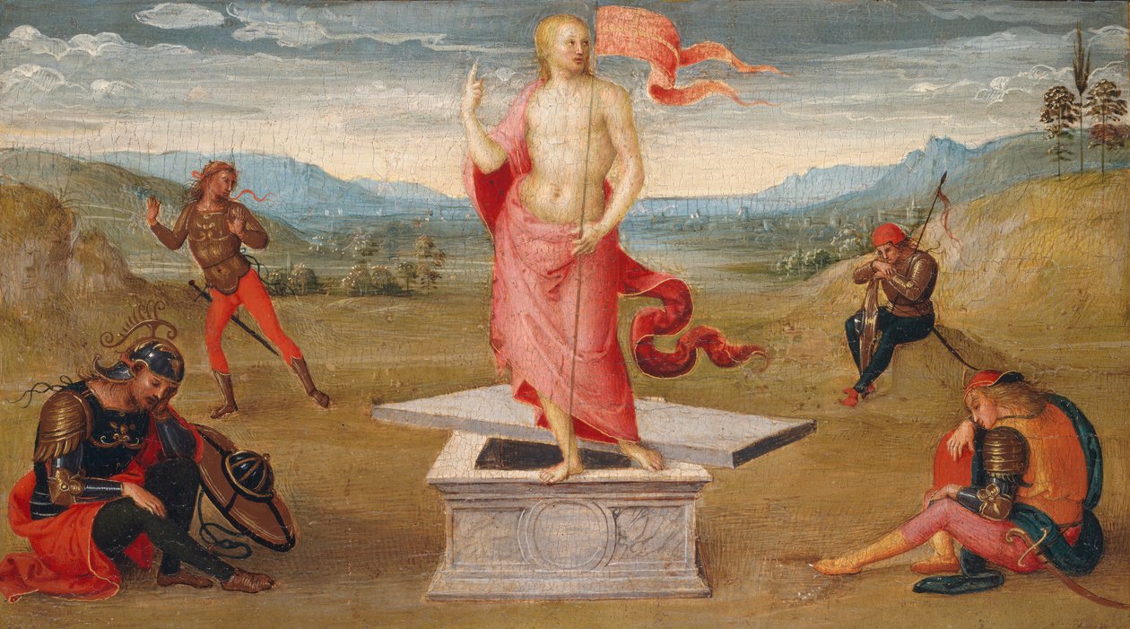 Återupplivandet. av Pietro Perugino