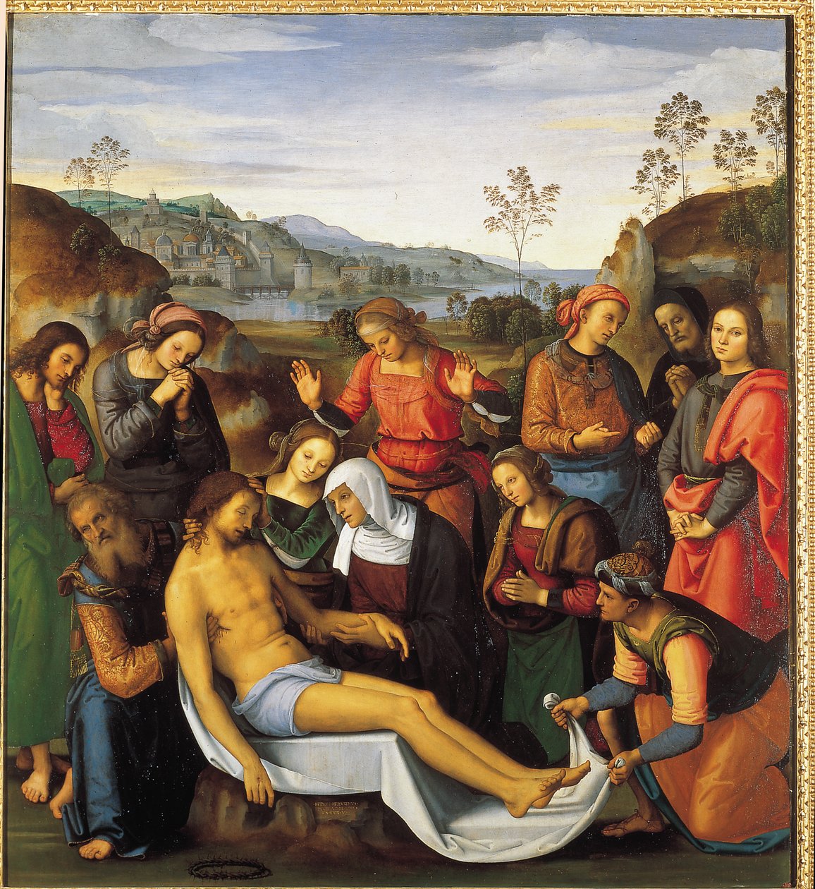 Grav eller "Kristi avrättning" av Pietro Perugino