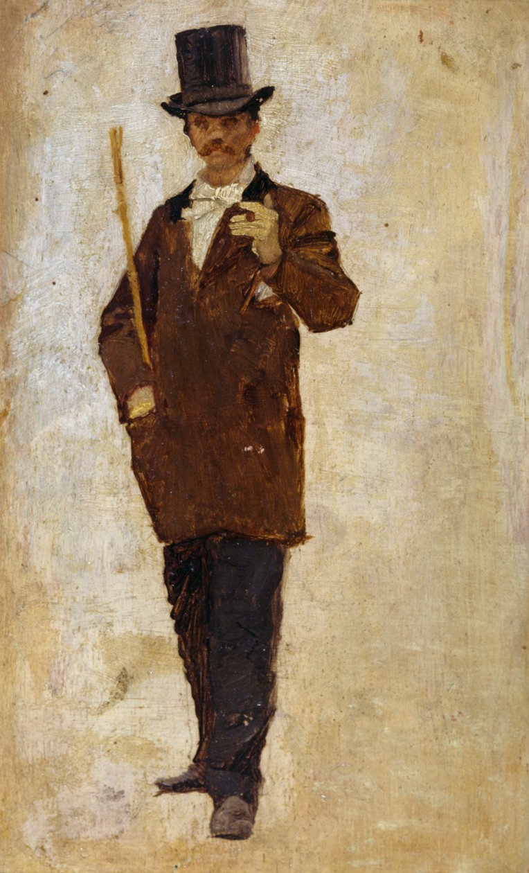 Man som bär hög hatt av Pietro Scoppetta