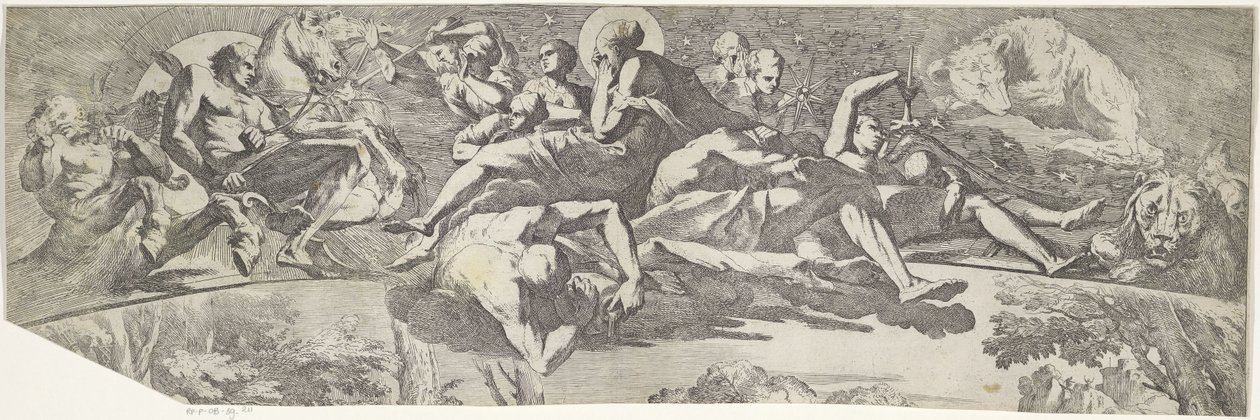 Allegory of Autumn (översta delen) av Pietro Testa